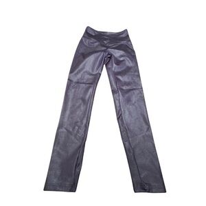 Dark purple shimmery leggings, size XS